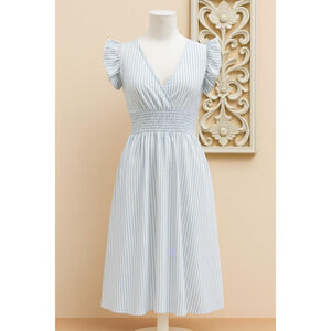 Unbranded Womans L Dress Cottagecore Garden Romantic Feminine Nautical Coastal